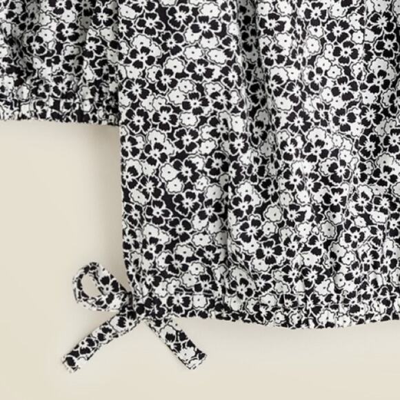 J. Crew Crewcuts floral smocked poplin top - Picture 4 of 9